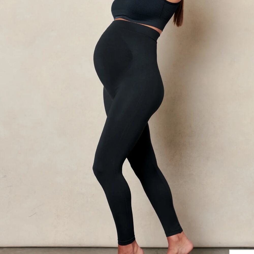 BLANQI EVERYDAY Black  Maternity Belly Support Leggings XL